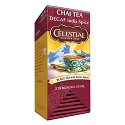 13026 - Celestial Seasonings Chai Tea India Spice - 25 Bags - BOX: 6 Pkg
