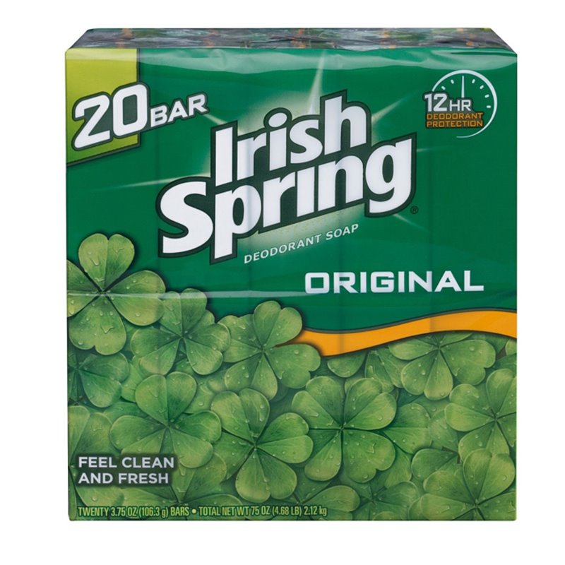 3647 - Irish Spring Original Bar - 20 Pack - BOX: 4 Pkg