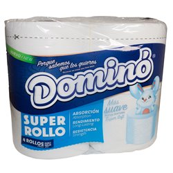 10684 - Domino Bath Tissue, Super Rollo - 12 Pack/4 Rolls - BOX: 2 Pack/4 Rolls