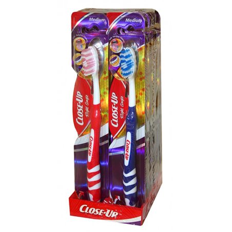 15737 - Close-Up Toothbrush, Medium - (Pack of 12) - BOX: 4 Pkg