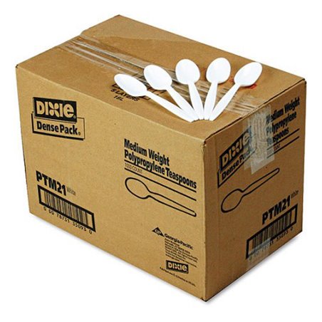 7094 - Plastic Soup Spoons Loose - 1000ct - BOX: 