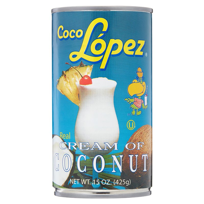 10333 - Coco Lopez Coconut Cream - 15 oz. (24 Packs) - BOX: 24