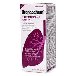 112 - Broncochem Expectorante (Purple) - 4 fl. oz. - BOX: 48 Units