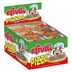 116 - Efrutti Gummi Pizza - 48 Count - BOX: 8 Pkg