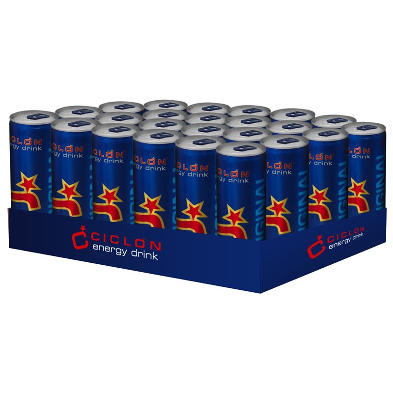 125 - Ciclon Energy Drink - 8.3 fl. oz. (24 Pack) - BOX: 
