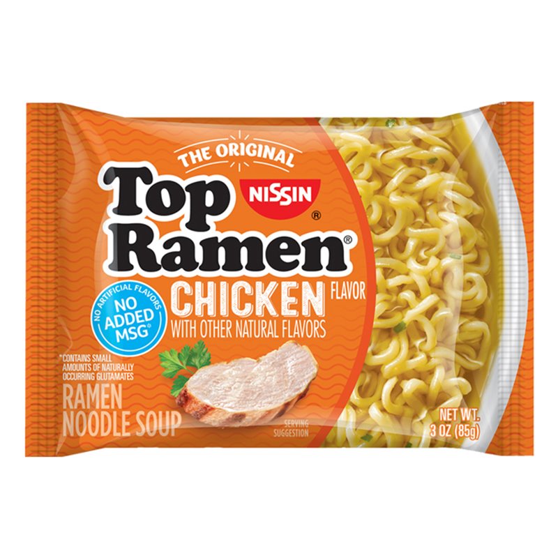 12902 - Nissin Top Ramen Chicken Flavor - 24 Pack - BOX: 24