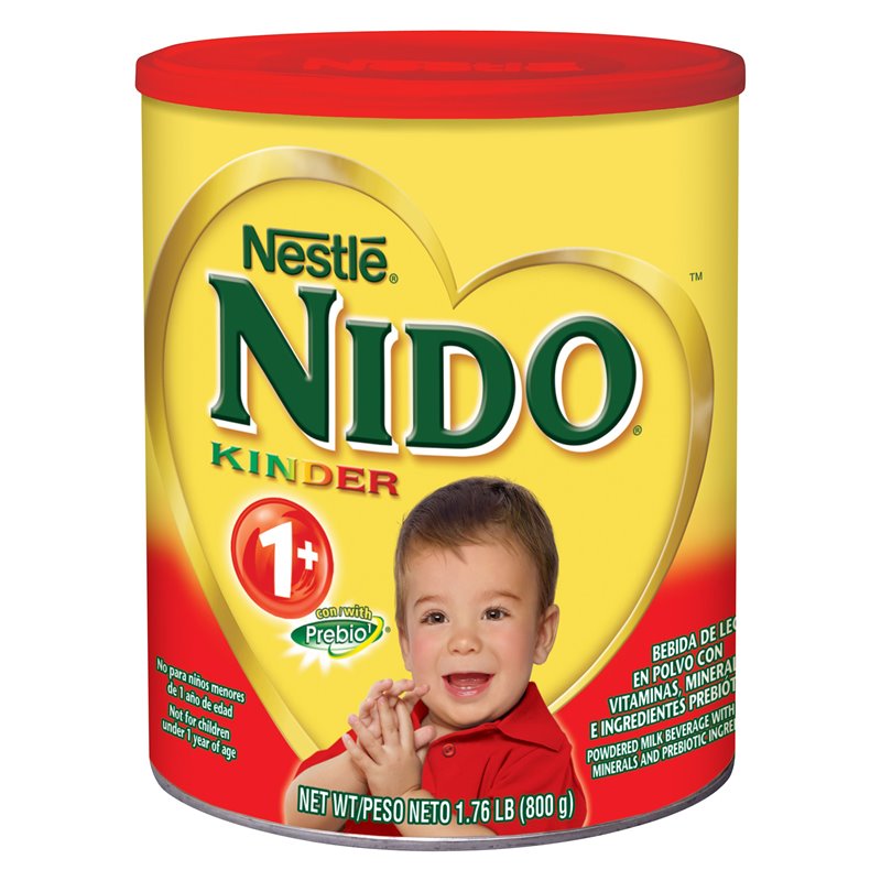 9971 - Nestle Nido Kinder 1+ Powdered Milk - 1.76 lb. - BOX: 12 Units