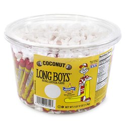 417 - Coconut Long Boys - 130ct - BOX: 12 Pkg