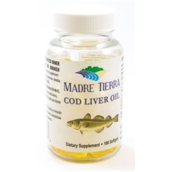 4650 - Madre Tierra Cod Liver Oil - 100 Soft Caps - BOX: 12 Units