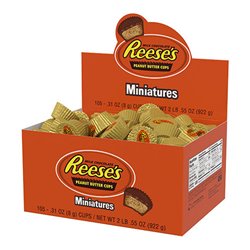 346 - Reese's Miniatures - 105ct - BOX: 16 Pkg