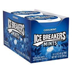 1424 - Ice Breakers Mints, Coolmint - 8ct/1.5 oz. - BOX: 24 Units