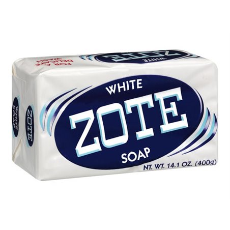 13126 - Zote Laundry Soap Bar, White - 1.41 oz. (Case of 25) - BOX: 25 Units