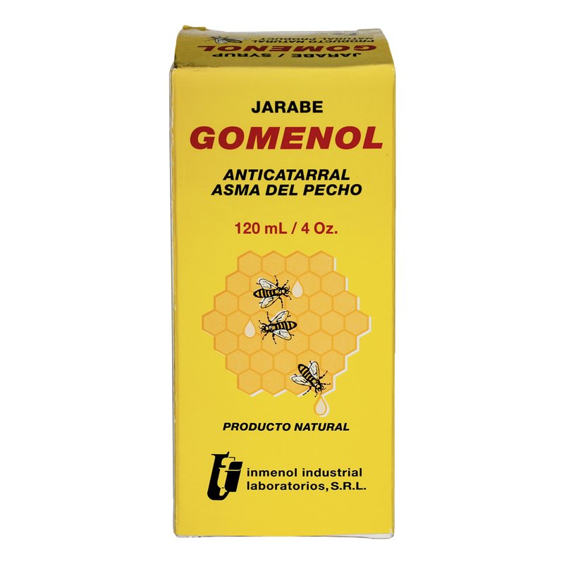 5163 - Gomenol Syrup With Honey - 4 fl. oz. - BOX: 70