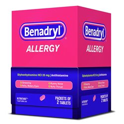 5243 - Benadryl Allergy 25mg - 25/2's - BOX: 