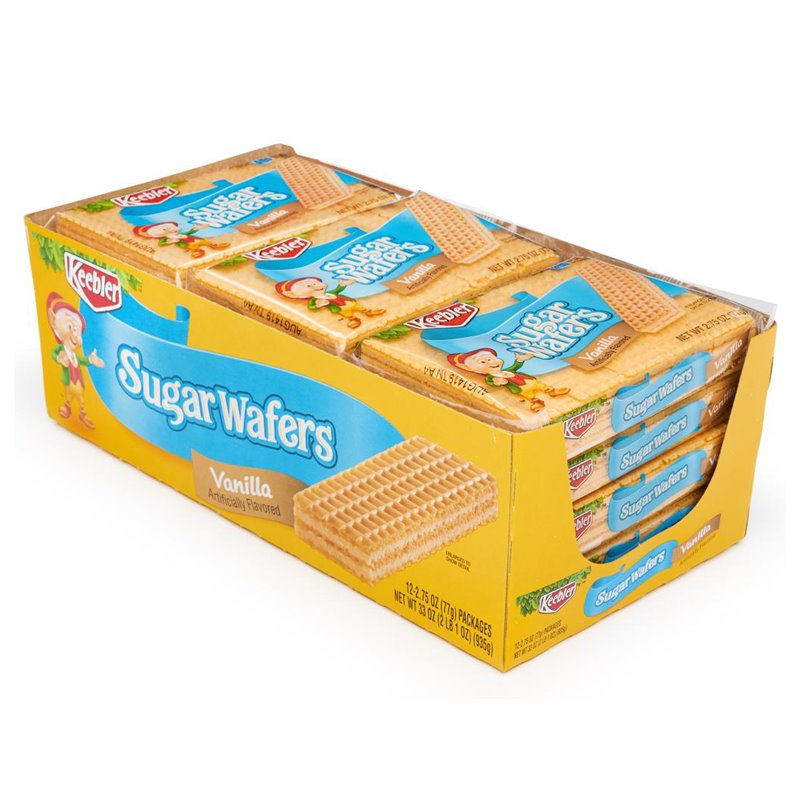 6914 - Keebler Sugar Wafers Vanilla - 12ct - BOX: 12 Pkg