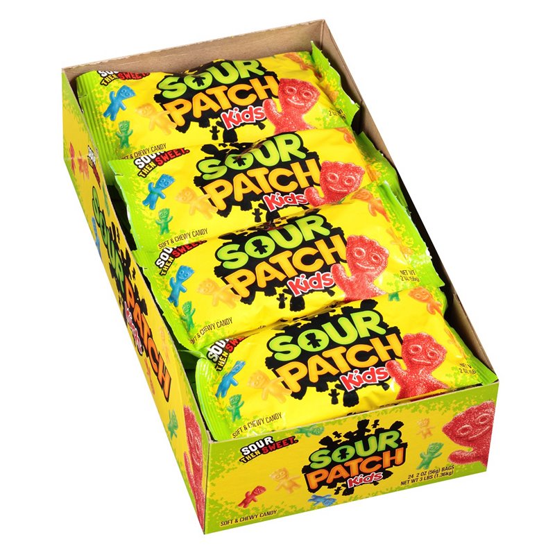 524 - Sour Patch Kids Regular - 24ct - BOX: 12 Pkg