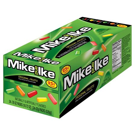 542 - Mike & Ike Original Fruits - 24ct - BOX: 16 Pkg