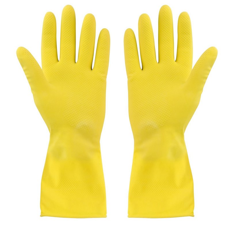 3253 - Dishwashing Latex Gloves Small - 12 Pack - BOX: 