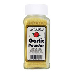 9602 - La Flor Garlic Powder, 3 oz. - (Pack of 12) - BOX: 