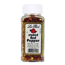 9612 - La Flor Crushed Red Pepper, 1.5 oz. - (Pack of 12) - BOX: 12 Units