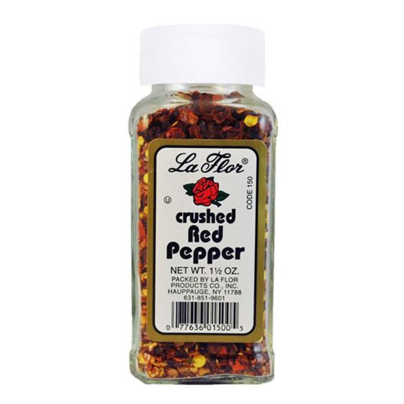 9612 - La Flor Crushed Red Pepper, 1.5 oz. - (Pack of 12) - BOX: 12 Units