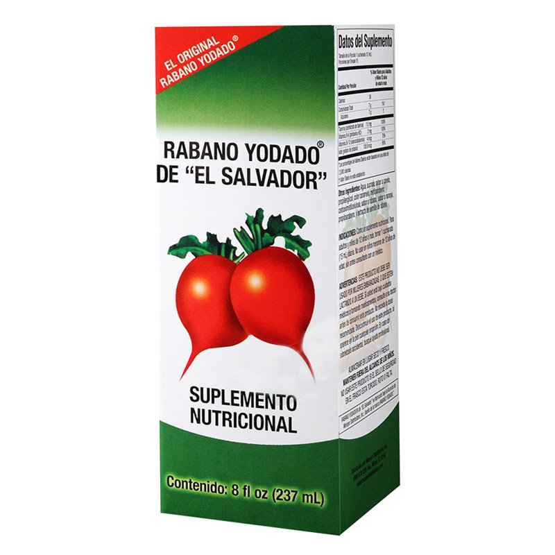 11725 - Rabano Yodado El Salvador - 8 fl. oz. - BOX: 25