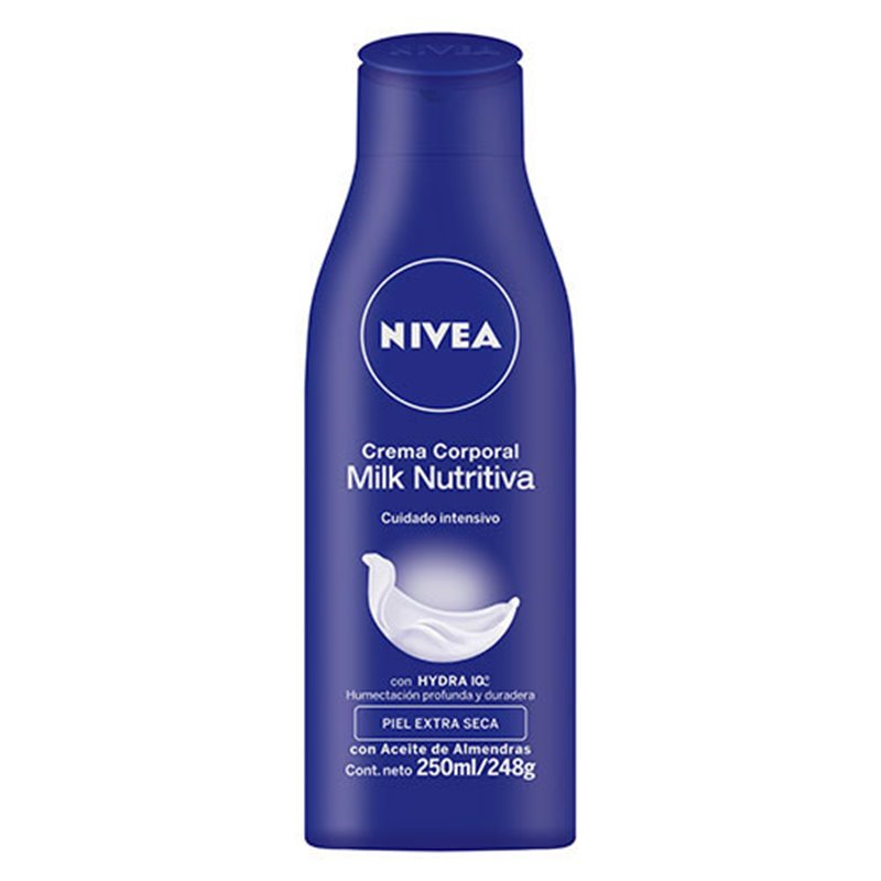 12898 - Nivea Milk Nutritiva 48H, Piel Extra Seca - 220ml - BOX: 15 Units