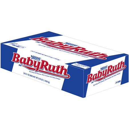 832 - Baby Ruth Bar - 24ct - BOX: 12 Pkg