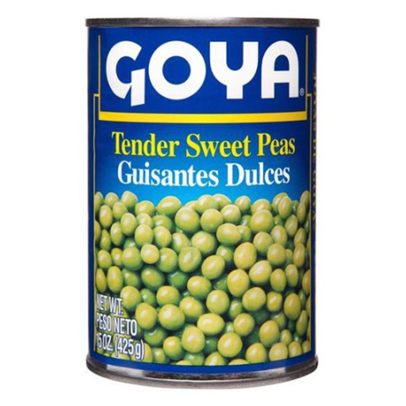 15788 - Goya Tender Sweet Peas - 15.5 oz. (Pack of 24) - BOX: 24 Units