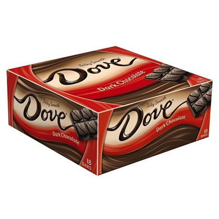 888 - Dove Dark Chocolate - 18 Bars - BOX: 12 Pkg