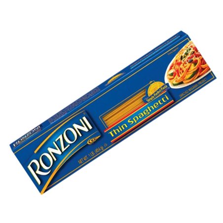 10005 - Ronzoni Spaghetti No. 9 - 1 lb. (Case of 20) - BOX: 20 Units
