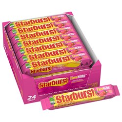 902 - Starburst Fruit Chews Fave Reds - 24ct - BOX: 12 Pkg