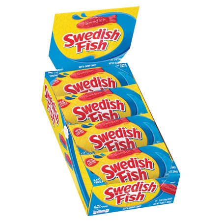 938 - Swedish Fish - 24ct - BOX: 12 Pkg