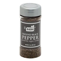 12113 - Badia Ground Black Pepper - 2 oz. (Pack of 12) - BOX: 12 Units