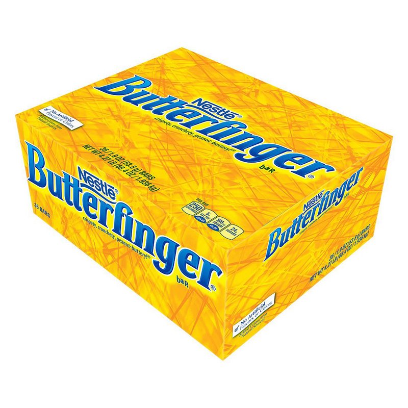 957 - Nestle Butterfinger Bar - 36ct - BOX: 8 Pkg