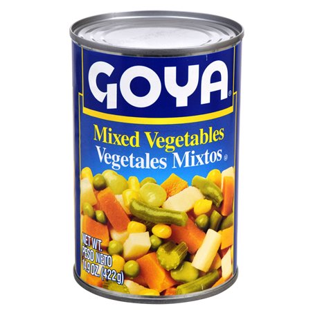 9919 - Goya Mixed Vegetables - 14.9 oz. (Pack of 24) - BOX: 24 Units