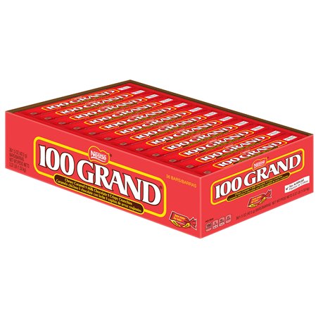 963 - 100 Grand Chocolate Bar - 36ct - BOX: 10 Pkg