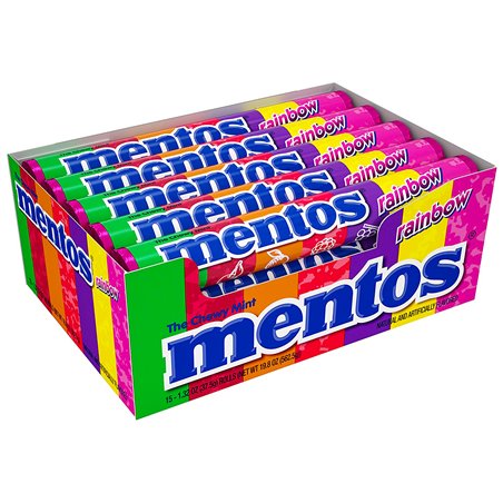 12236 - Mentos Rainbow - 15/16ct - BOX: 24 Pkg