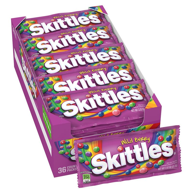 1018 - Skittles Wild Berry - 36ct - BOX: 10 Pkg