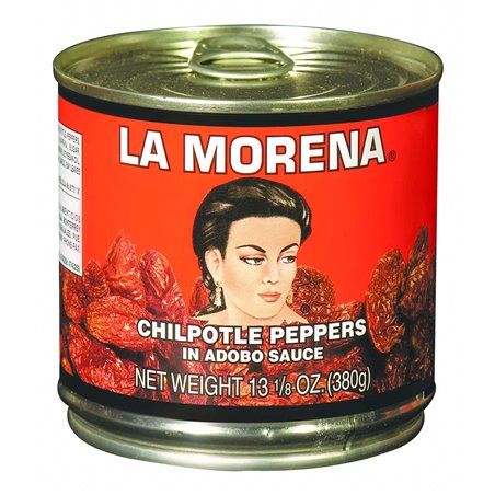 13557 - La Morena Chipotle Peppers In Adobo Sauce - 13 oz. (Pack of 12) - BOX: 12 Units