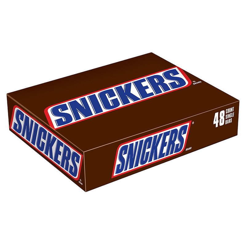 1053 - Snickers Chocolate Bar - 48ct - BOX: 8 Pkg