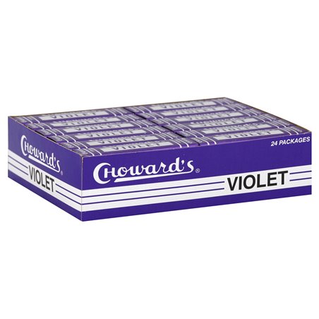 1202 - Choward's Violet Mints - 24ct - BOX: 24 Pkg