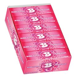 1208 - Bubblicious Bubble Gum - 18/5ct - BOX: 8 Pkg