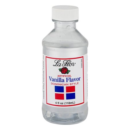 15851 - La Flor Vanilla Flavor White - 4 fl. oz. - BOX: 24 Units
