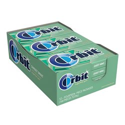 1346 - Orbit Gum Sweet Mint - 12/14 Pcs - BOX: 12 Pkg
