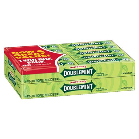 1355 - Wrigley's Juicy Fruit Gum - 40 Pack - BOX: 20 Pkg