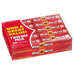 1356 - Wrigley's Big Red Gum - 40 Pack - BOX: 20 Pkg