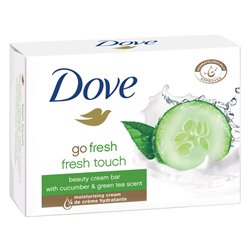 15874 - Dove Soap Bar, Go Fresh Hidratación Fresh Touch (Cucumber) - 135g - BOX: 48 Units