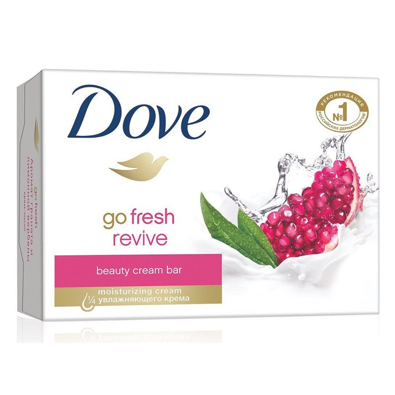 15875 - Dove Soap Bar, Go Fresh Revive (Pomogranate) - 135g - BOX: 48 Units