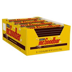 980 - Mr. Goodbar Chocolate & Peanuts - 36ct - BOX: 12 Pkg